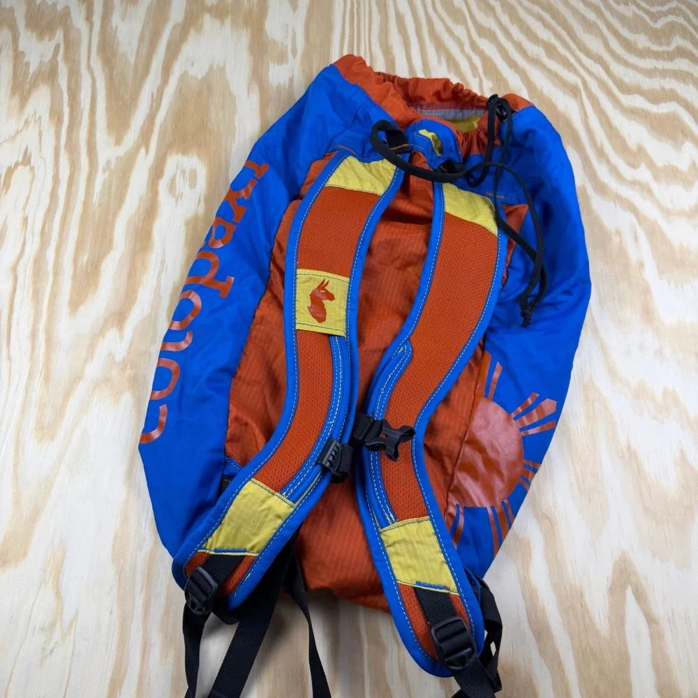 Cotopaxi Luzon 18L Del Dia Backpack Yellow Blue Orange Ripstop Daypack Hiking